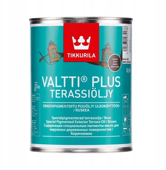 Изображение Tikkurila TERRACE OIL VALTTI PLUS 0,9L BROWN