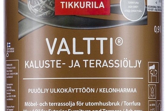 Изображение Tikkurila VALTTI FURNITURE AND DECKING GREY 0,9L