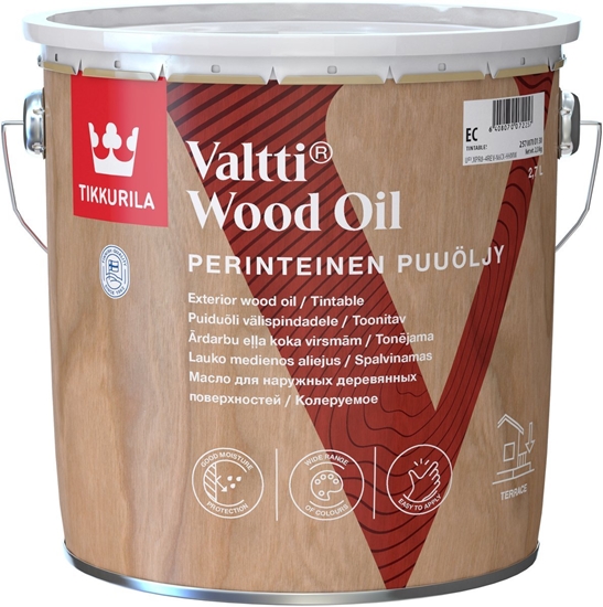 Picture of Tikkurila WOOD OIL VALTTI PUUOLJY EC 2.7L