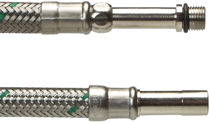 Изображение Tilsl.Sl Spx x10mm rør 500mm - M10 lang. Softpex Rustfri flet DN8