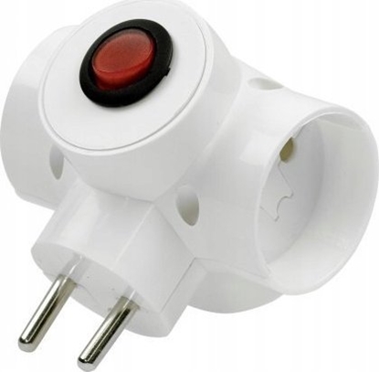 Attēls no Timex Rozganik 3 gniazda b/uziemienia i wycznikiem R-30W (BI)