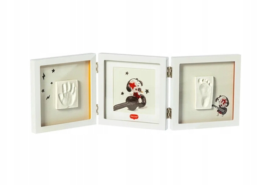 Picture of Tiny Love Double Frame Baby Footprint/Handprint Kit White 3333166061