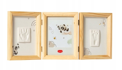 Picture of Tiny Love Double Frame baby footprint/handprint set, wooden 3333166081
