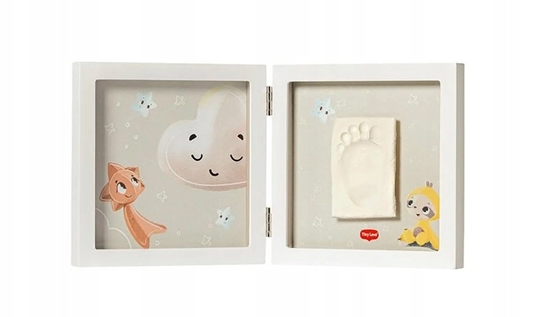 Picture of Tiny Love Simple Frame Baby Footprint or Handprint Kit White 3333166051