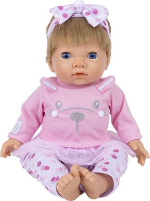 Изображение TINY TREASURES, Pink Bunny Baby, Blonde Hair Doll