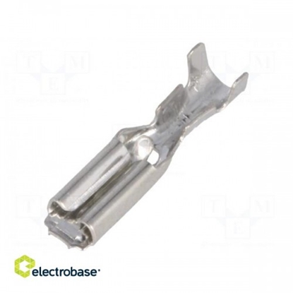 Изображение Tip: flat; 2.8mm; 0.5mm; female; 0.5÷0.8mm2; crimped; for cable