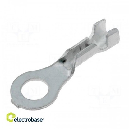 Изображение Tip: ring; M4; 0.5÷1mm2; crimped; for cable; tinned; brass