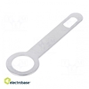 Изображение Tip: solder lug ring; 0.3mm; M4; screw; silver plated; brass