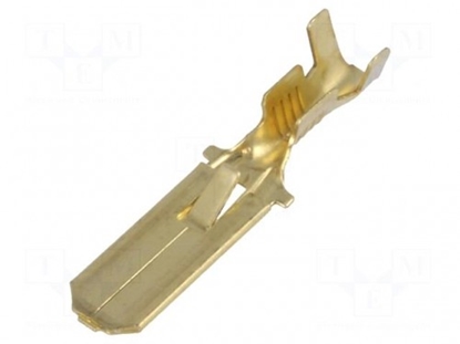 Picture of Tips: plakans | 6,3 mm | 0,8 mm | Male | 0,75Ć·2mm2 | gofrēts | kabelim | no