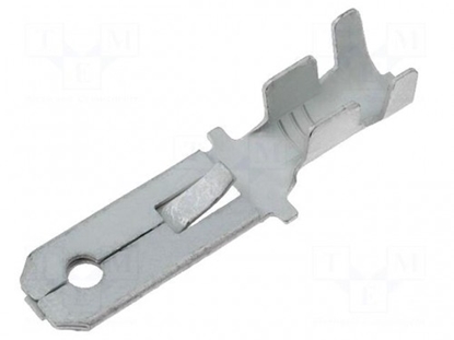 Picture of Tips: plakans | 6,3 mm | 0,8 mm | Male | 2Ć·3,5mm2 | gofrēts | kabelim | skārda
