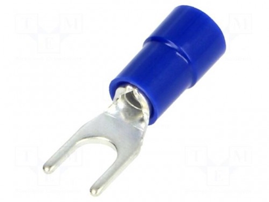 Picture of Tips:dakša | M4 | Ø: 4,2 mm | 1,5÷2,5mm2 | gofrēts | kabelim | izolēts