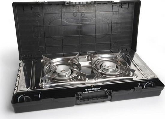 Picture of Tiross KUCHENKA TURYSTYCZNA GAZOWA PODWÓJNA 2.2kW x 2 TIROSS TS-267