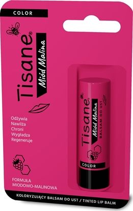 Picture of TISANE Color Koloryzujcy Balsam do ust - Miód Malina
