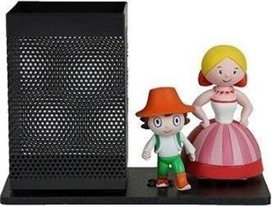 Picture of Tisso Toys Przybornik biurkowy z figurkami: Hanka i Cypisek