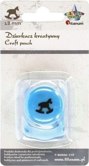 Picture of Titanum Dziurkacz z motywem 18mm konik na biegunach