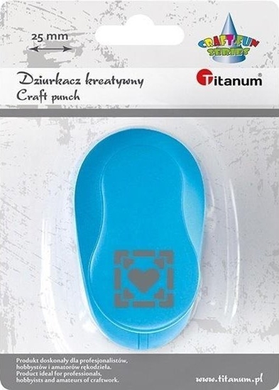 Picture of Titanum Dziurkacz z motywem 25mm serce w ramce