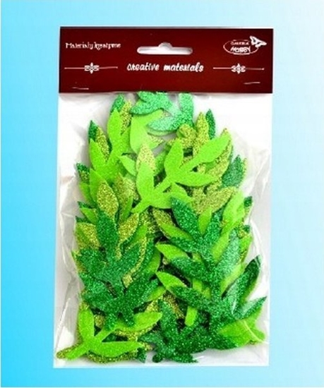 Изображение Titanum Ga±zki brokatowe tonacja zielona 36szt