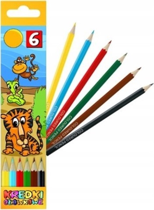 Picture of Titanum Kredki oówkowe szecioktne Olo 6 kolorów