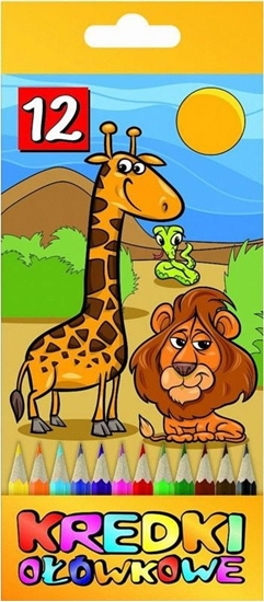 Picture of Titanum Kredki oówkowe szescioktne 12 kolorów (02338)