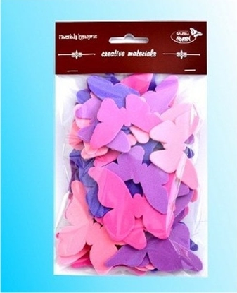 Изображение Titanum Motyle róowo-fioletowe 52szt