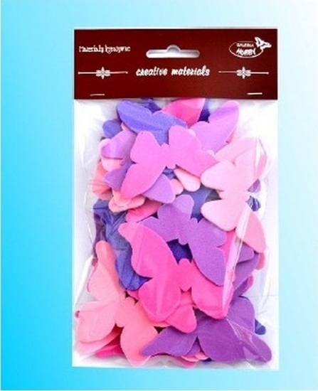 Picture of Titanum Motyle róowo-fioletowe 52szt