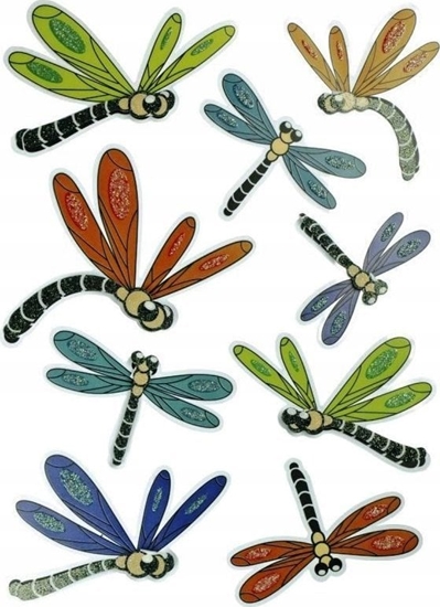 Picture of Titanum Naklejki foliowe 3D waki mix 9szt.