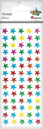 Изображение Titanum Naklejki foliowe gwiazdki 10x10 70szt.