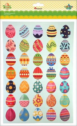 Изображение Titanum Naklejki papierowe pisanki 26x35mm 28szt