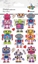 Изображение Titanum Naklejki wypuke roboty mix 14szt.