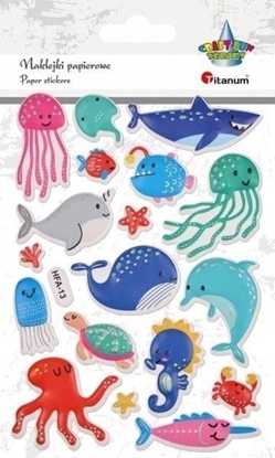 Attēls no Titanum Naklejki wypuke zwierzta wodne mix 18szt.