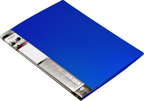 Picture of Titanum Teczka ofertowa PP A4 10 kieszeni niebieska