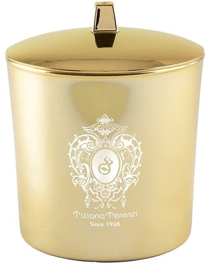 Picture of TIZIANA TERENZI Cassiopea Gold Glass CANDLE 500g