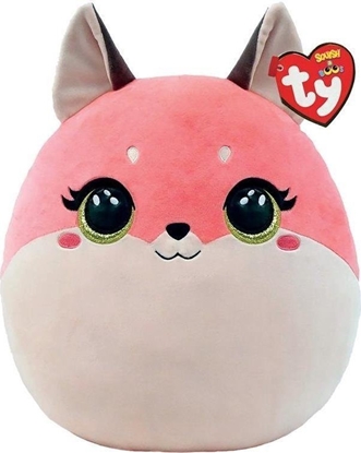 Изображение TY INC. Maskotka poduszka TY Squish-a-Boos ROXIE róowy lis 22cm 39223