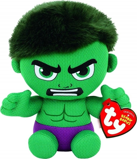 Picture of TY Ty Marvel Avengers Hulk Soft Toy (15 cm)