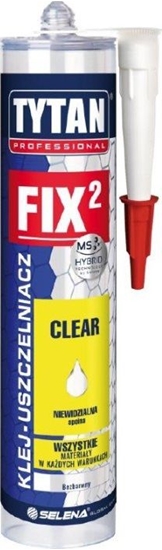 Изображение Tytan KLEJ MONTAOWY FIX2 CLEAR 290ML BEZBARWNY