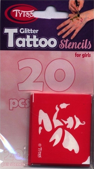 Picture of TyToo TYTOO ZESTAW SZABLON?W DO TATUA?Y KSIʯNICZKA 21 EL.