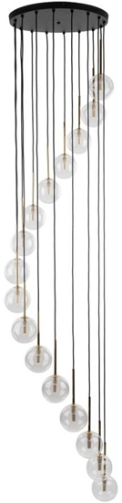 Изображение Lampa wiszca TKKRYWULT TK Lighting Aurora 10182 lampa wiszca zwis 16x8W G9 transparentna/zota