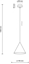 Изображение Lampa wiszca TKKRYWULT TK Lighting Cono 10058 lampa wiszca zwis 1x15W E27 czarna