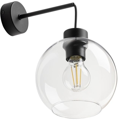 Attēls no Kinkiet TK Lighting Cubus 10245 kinkiet lampa cienna 1x15W E27 transparentny/czarny