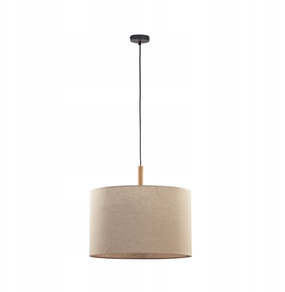 Изображение Lampa wiszca TKKRYWULT Tk Lighting Deva 6107 lampa wiszca zwis 1x15W E27 czarna/drewniana