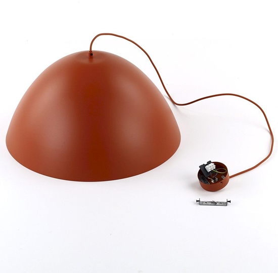 Picture of Lampa wiszca TKKRYWULT TK Lighting Faro 10260 lampa wiszca zwis 1x15W E27 ceglana