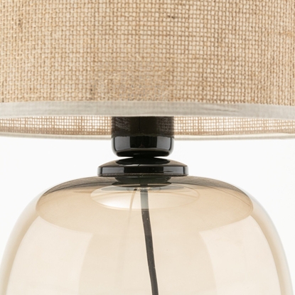 Изображение Lampa stoowa TKKRYWULT TK Lighting Melody 5986 lampa stoowa lampka 1x15W E27 bursztynowa/juta