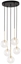 Изображение Lampa wiszca TKKRYWULT TK Lighting Nilos 5943 lampa wiszca zwis 5x6W G9 czarna/zota