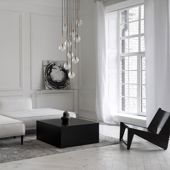 Изображение Lampa wiszca TKKRYWULT TK Lighting Nilos 5944 lampa wiszca zwis 10x6W G9 transparentna/zota