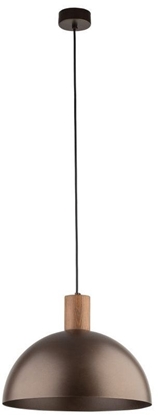 Изображение Lampa wiszca TKKRYWULT TK Lighting Oslo 4508 lampa wiszca zwis 1x15W E27 brzowa/orzech