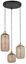 Изображение Lampa wiszca TK Lighting Pescara 4576 lampa wiszca zwis 3x15W E27 bursztynowa/czarna
