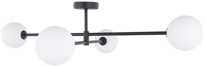 Изображение Lampa wiszca TKKRYWULT Tk Lighting Sarius 4735 plafon lampa sufitowa 4x6W G9 czarny/biay