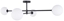 Изображение Lampa wiszca TKKRYWULT Tk Lighting Sarius 4735 plafon lampa sufitowa 4x6W G9 czarny/biay