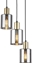 Picture of TK Lighting Sierra 6663 lampa wiszca zwis 3x15W E27 zota/grafitowa