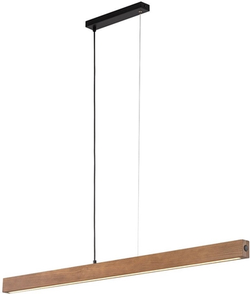 Изображение Lampa wiszca TKKRYWULT TK Lighting Teo 1449 lampa wiszca zwis 1x36W LED 3000K orzech/czarny